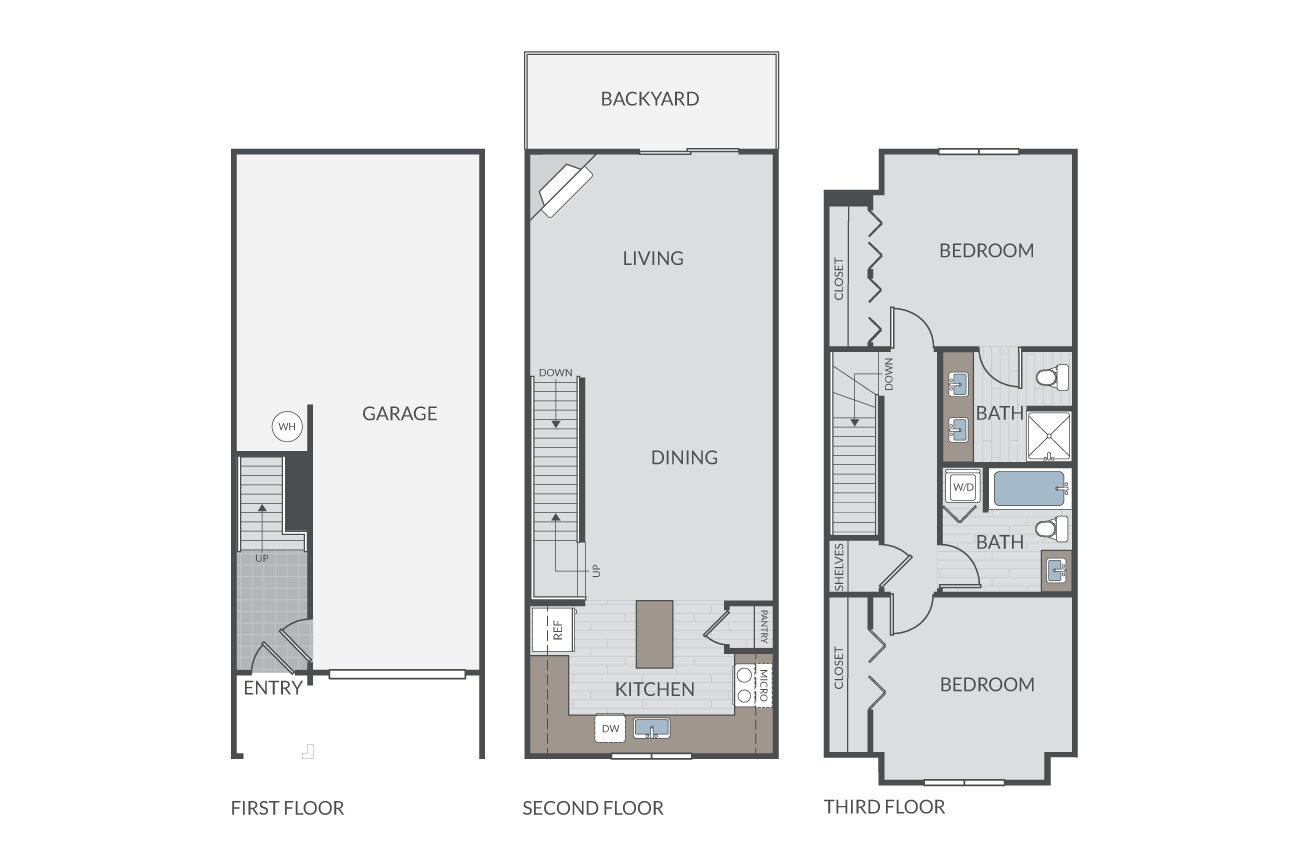 Heather Townhome floor plan